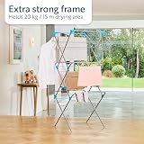 Minky 3 Tier Indoor Airer Drying Space 15 m Metal Silver view 3