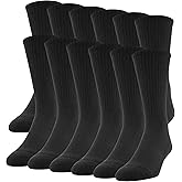 Gildan Men's Performance Crew Socks, 12 Pairs