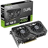 ASUS Dual GeForce RTX™ 4060 EVO OC Edition 8GB GDDR6 (PCIe 4.0, 8GB GDDR6, DLSS 3, HDMI 2.1a, DisplayPort 1.4a, Axial-tech Fa