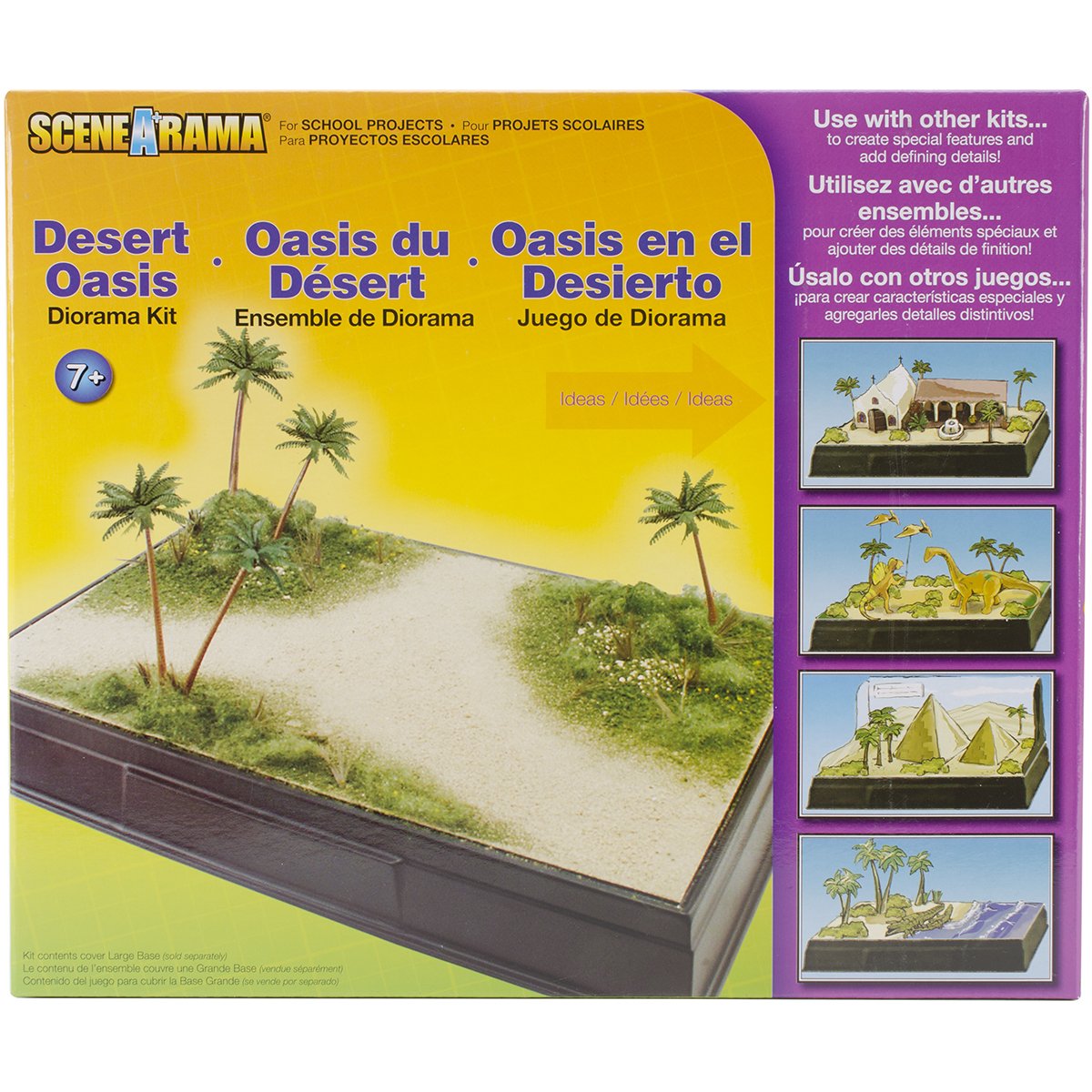Woodland Scenics Cardboard Diorama Kit Desert Oasis