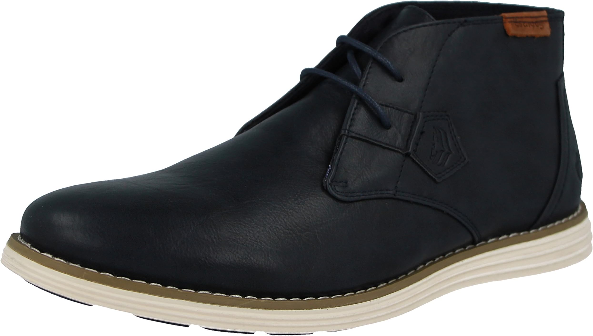 Mens Stallion Workers Faux Leather Lace Up Trekking Combat Ankle Boots Size 6-11