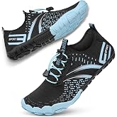 ATHMILE Hiking Barefoot Water Shoes for Women Men Beach Swim Pool Quick Dry | Aqua River Athletic Wide Toe Outdoor Sport Kayaking Boating Rock Climbing Yoga Lake