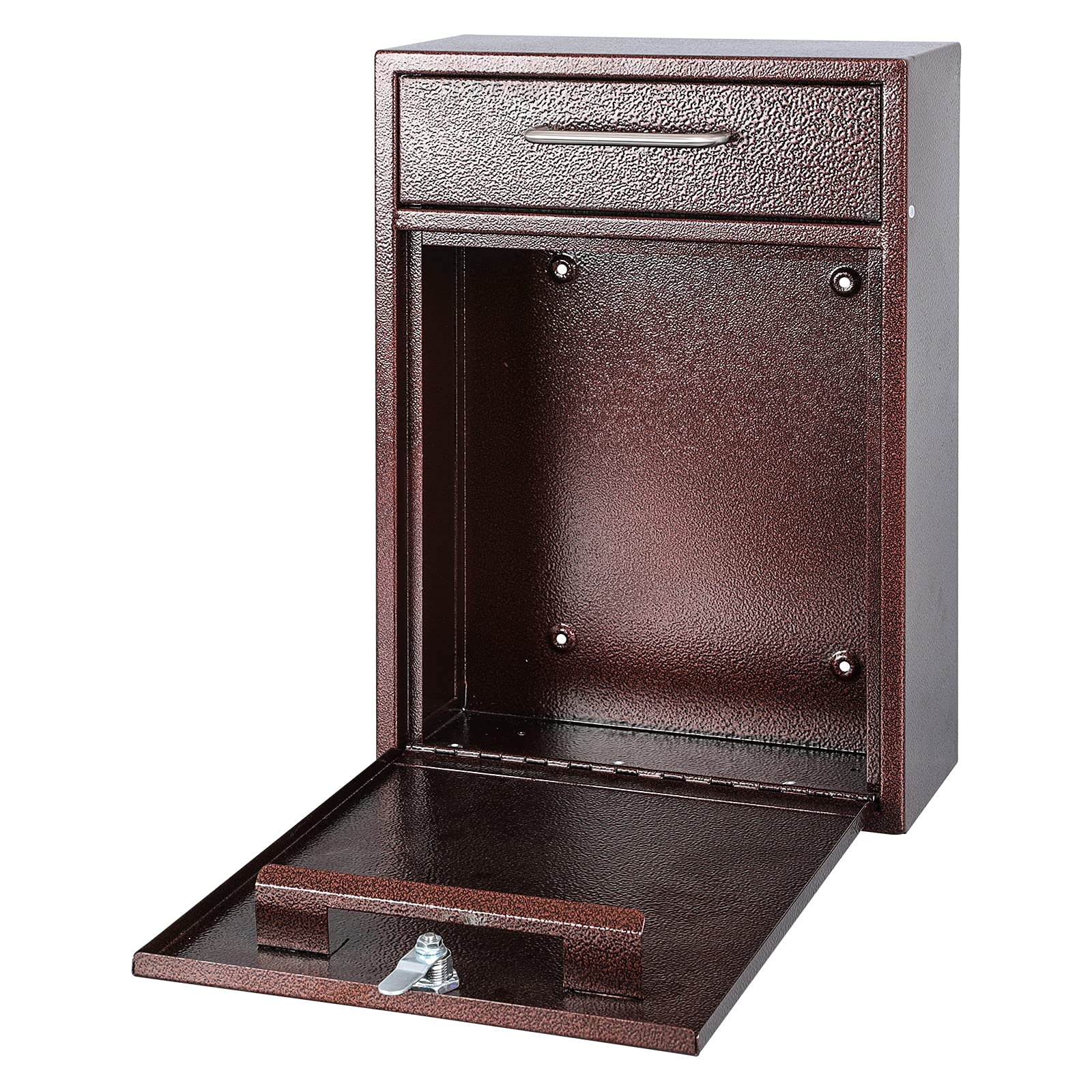 KYODOLED Steel Key Lock Mail Boxes Outdoor,Locking Wall Mount Mailbox