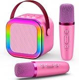 Dislocati Karaoke Machine with 2 Microphones for Kids Ages 3-12