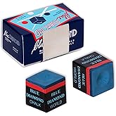 Blue Diamond Billiard Chalk w/Certilogo Protection 2 pcs