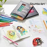 Shuttle Art 80 Colour Pencils Set Soft Core Drawing Art Pencils Adults Kids view 6