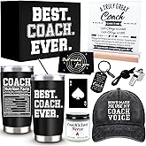 JTAMOHI Coach Gifts for Men Women, 20 Oz Best Coach Ever Tumbler Gifts, Thank You Coach Gifts, Birthday Christmas Gifts for Coach, Soccer Football Softball Basketball Swim Coach Appreciation Gifts