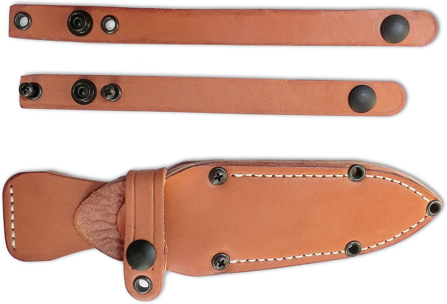 Amazon Barkriver バークリバー ブラボー1 3vライト ブラックキャンパスマイカルタ ランプレス 本革シース付 シースナイフ