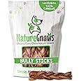 Nature Gnaws Braided Bully Sticks for Dogs 5-6" (10 Count) - Long Lasting for Small and Medium Dogs - Natural Beef Dog Chew Bones - Rawhide Free