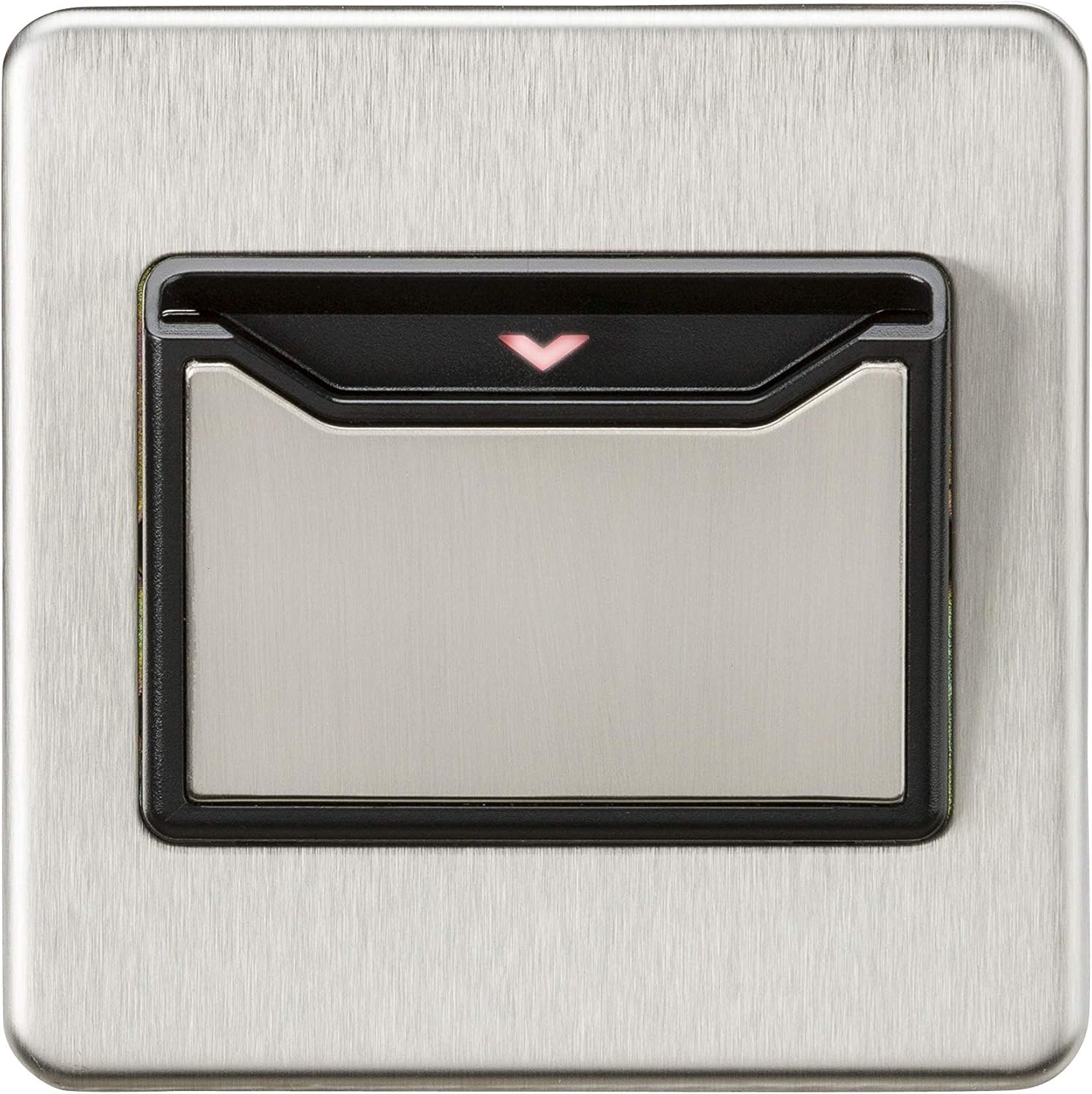Knightsbridge Key Card Switch, Brushed Chrome