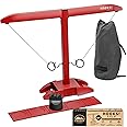 Craggy Games Ring Toss & Shot Ladder Game Hooks XPLR - Portable Aluminum Hook and Ring for Indoor/Outdoor Games - Family Game Night, Party Games, Travel, Multiplayer Kids and Adults