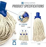 TDBS Mop Heads Replacement Colour Coded Self Threading Socket No.12 Blue Pack view 3