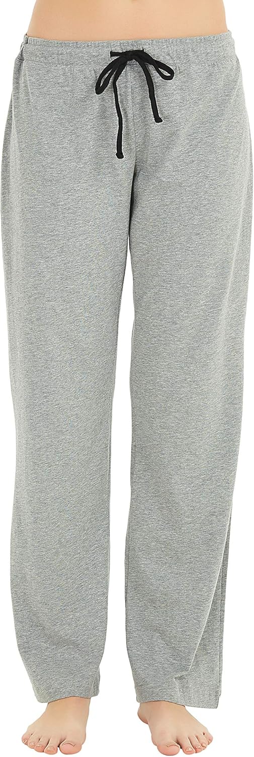 U2SKIIN Womens Cotton Pajama Pants, Comfortable Pajama Pants for Lounge Soft Lightweight Sleep Pj Bottoms for Women at  Women’s Clothing store