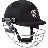 SG Blaze tech Cricket Premium Helmet, (Blue, Black, Green Color)