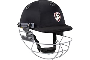 SG Blaze tech Cricket Premium Helmet, (Blue, Black, Green Color)