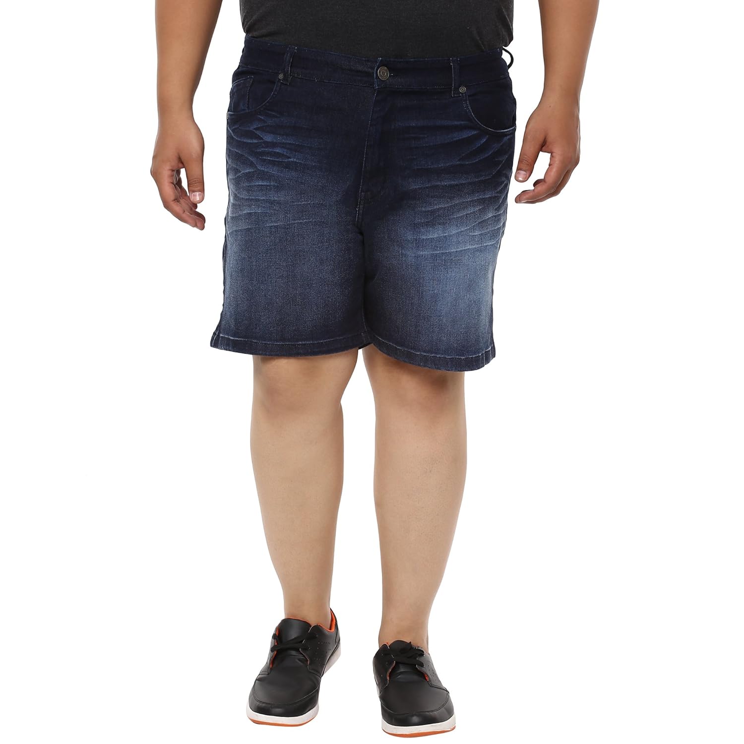 john pride men dark blue coloured shorts (sizes: 42-52)
