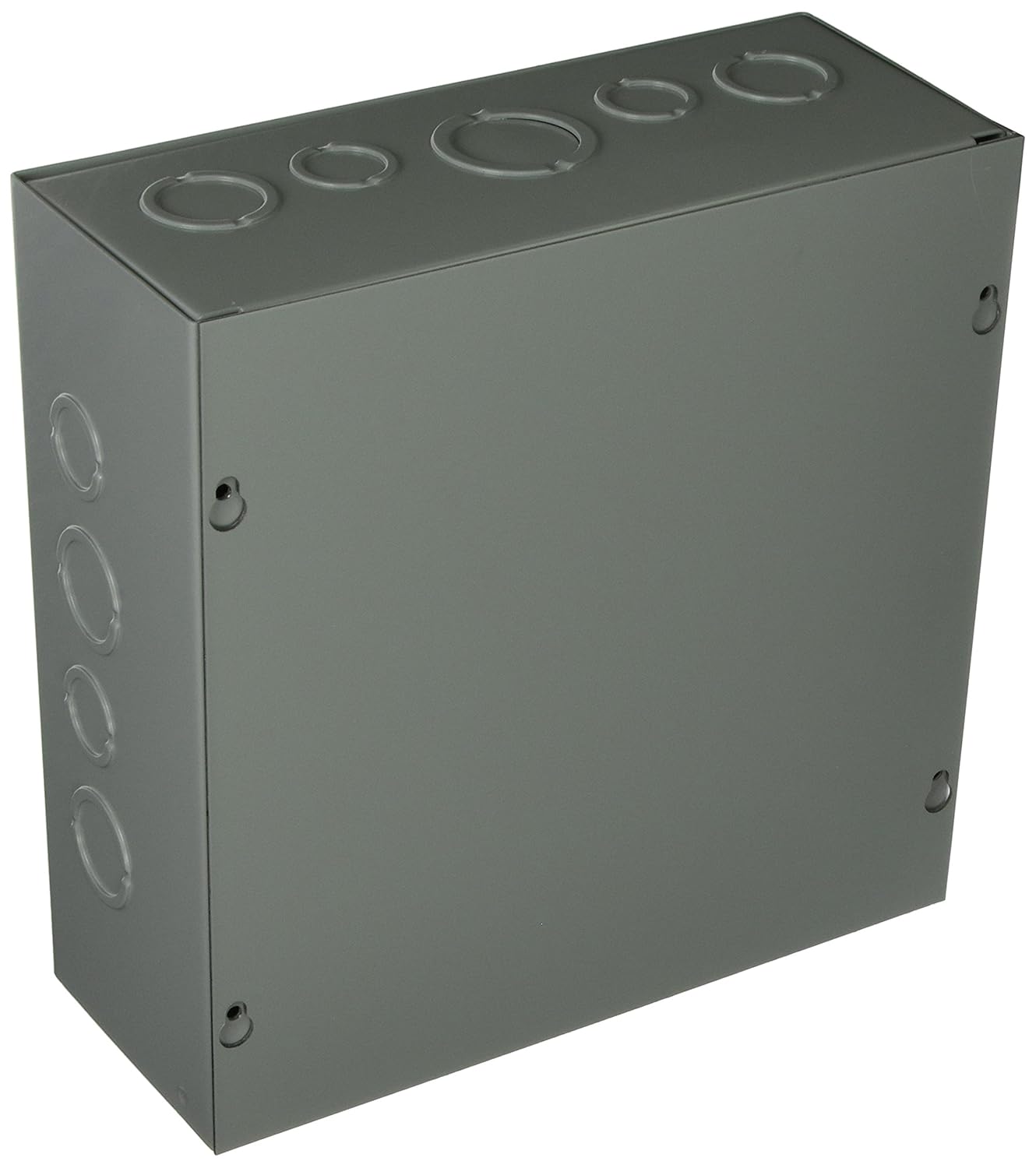Hoffman ASE10X10X4 Pull Box, Screw Cover with Knockouts, Steel, 10" x