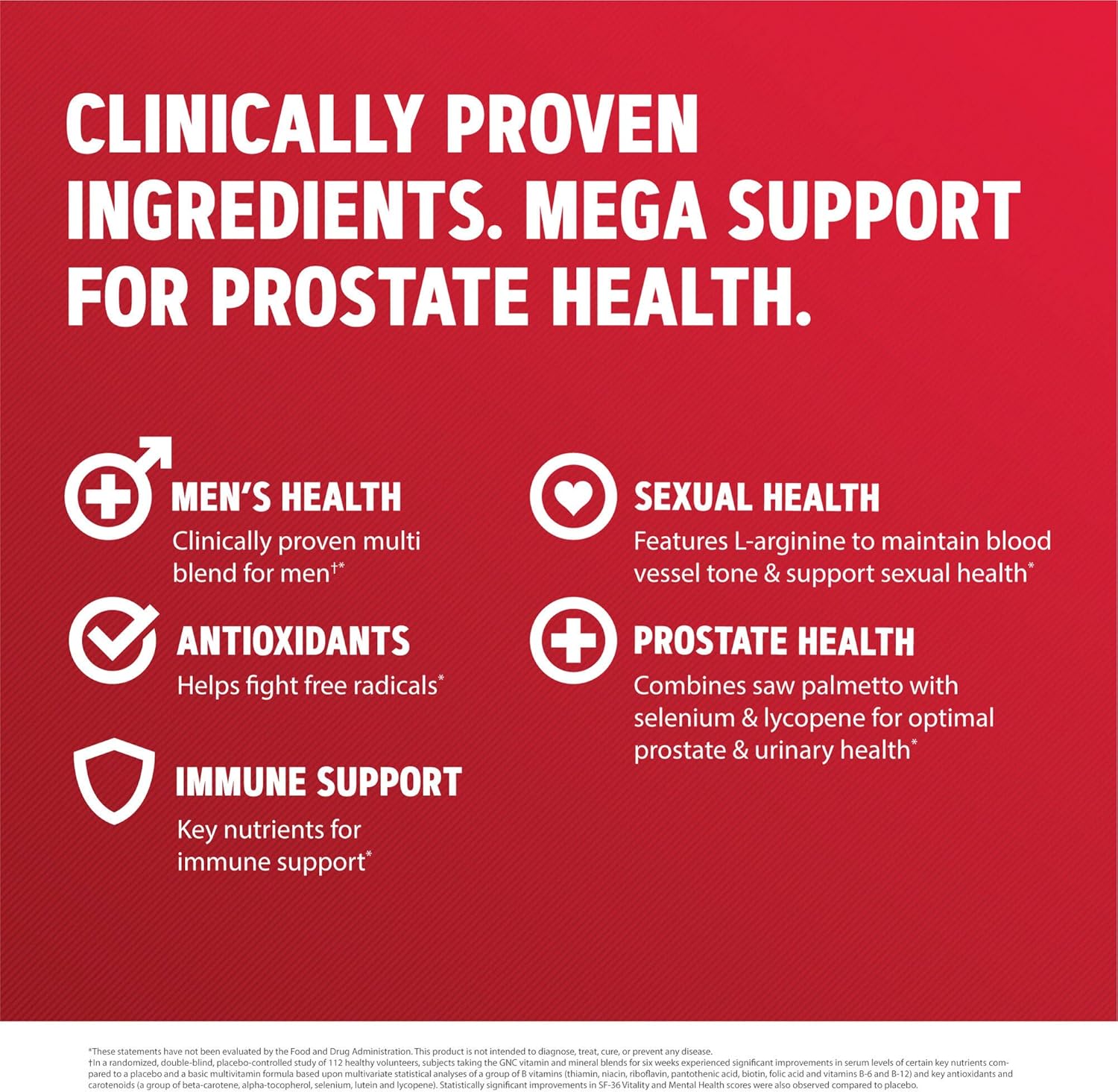 GNC Mega Men Prostate and Virility, 90 Caplets, Supports Sexual Health: Health & Personal Care