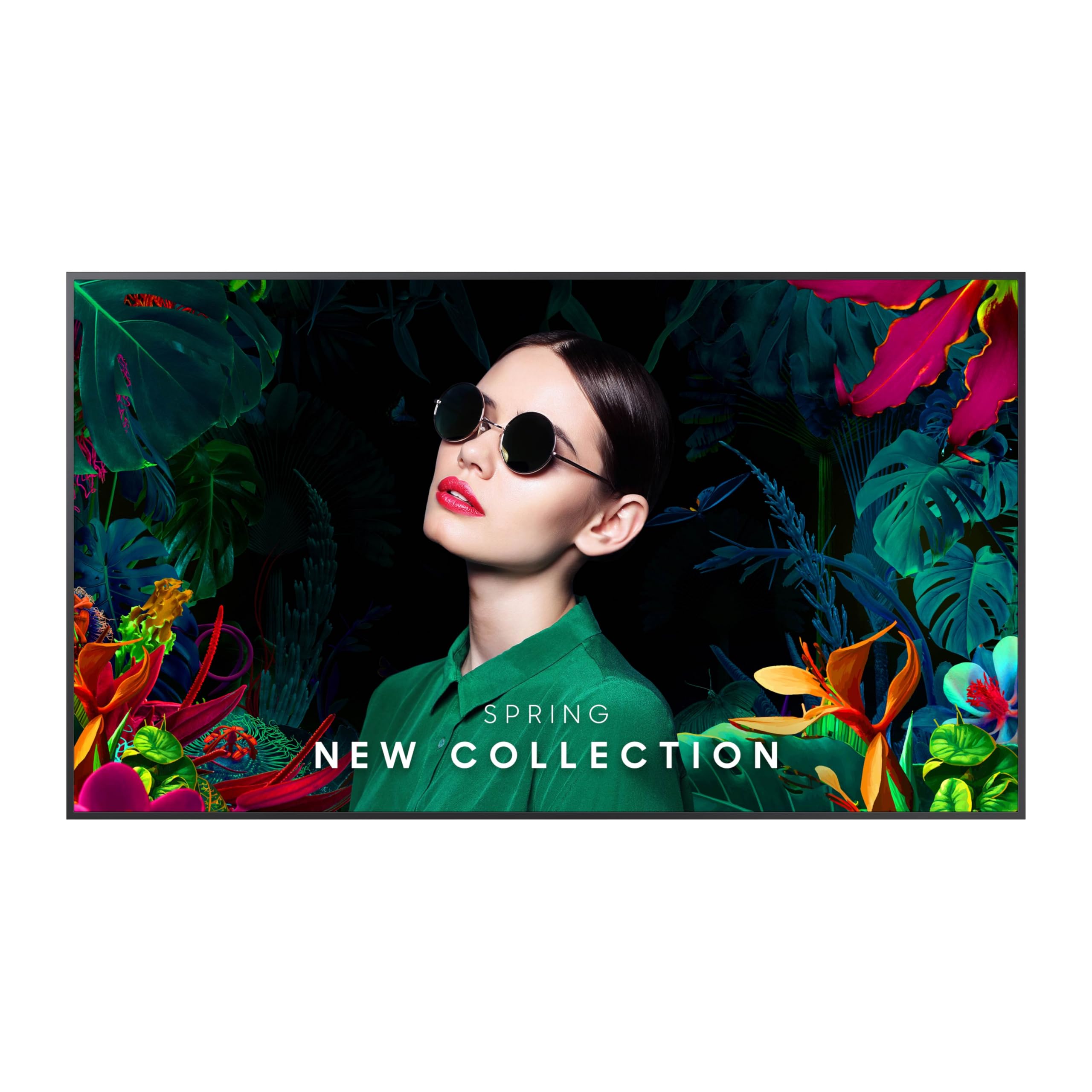 Photo 1 of Samsung QMC LFD Display, QM55C, 28.5 mm Depth, Dynamic Crystal Color, Quantum Processor Lite 4K, SmartView+, Smart Calibration, LH55QMCEBGCXGO, 2025