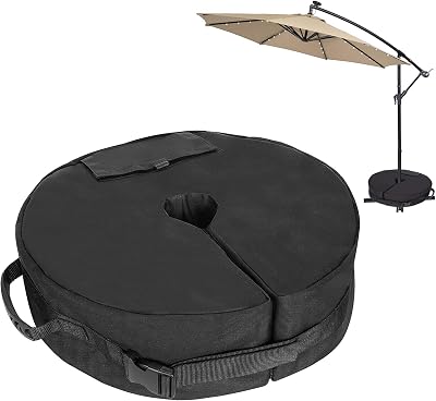 Brislut Parasol Base Weights Bag - Up to 40kg Heavy Duty Cantilever Umbrella