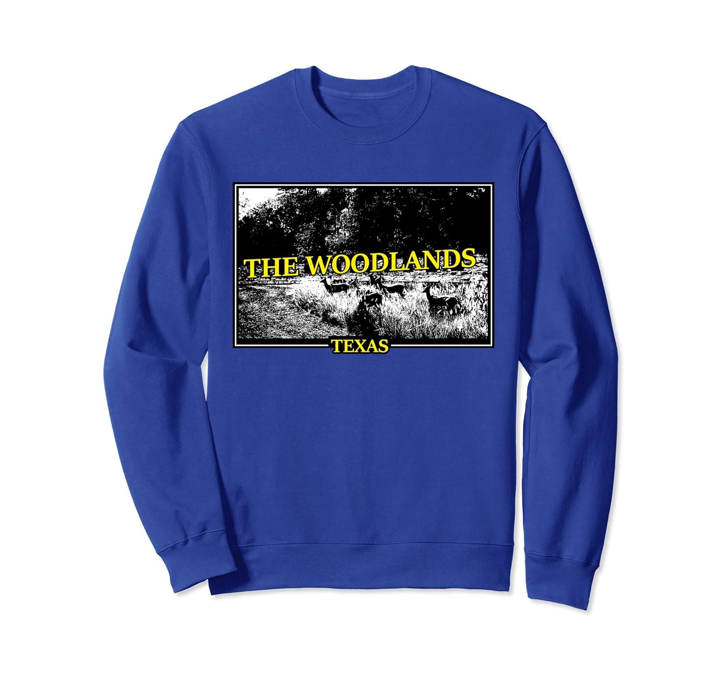 The Woodlands Texas Sweatshirt Houston Texas Souvenir-anz