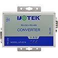 UOTEK RS232 to RS485 Serial Converter RS-232 to RS-485 Adapter Supports 600W Anti-Surge and ±15KV ESD Protection UT-2216