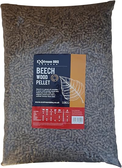 Exstream 10Kg Beech Pellets for Ninja Ooni - 8 Species Wood Smoking Fuel