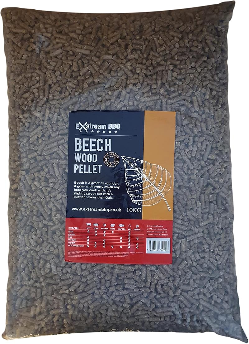 Exstream 10Kg Beech Pellets for Ninja Ooni - 8 Species Wood Smoking Fuel