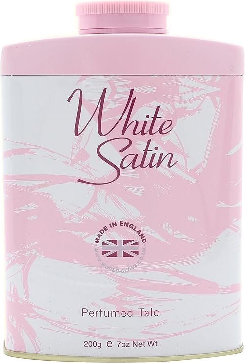 White Satin Tinned Talcum Powder 200g Amazon.co.uk Beauty