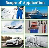 ZDBB 595 Pcs Automotive AC O Rings Kit SAE Metric 36 Sizes Green view 7