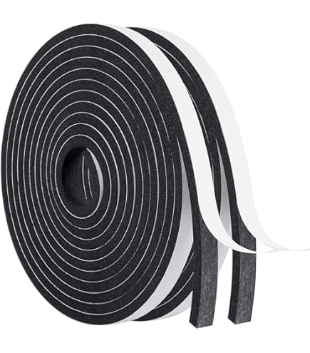 PATIKIL 16.4ft/5 Weather Stripping Door Seal Strip, 1 Roll EVA Foa