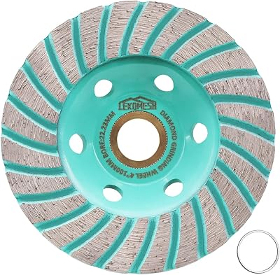 LEKOMESH Diamond Grinding Wheel 100mm Turbo Segments for Concrete Granite