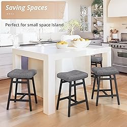 LUE BONA Counter Height Bar Stools Set of
