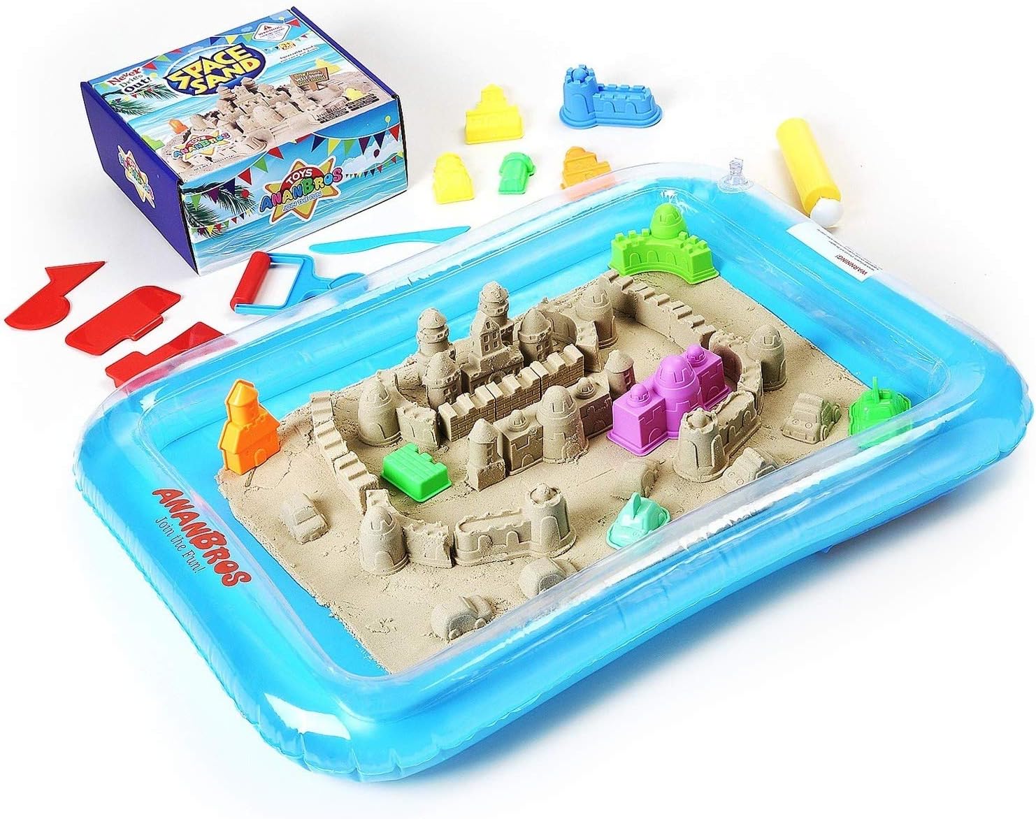 kinetic sand mega beach castle set