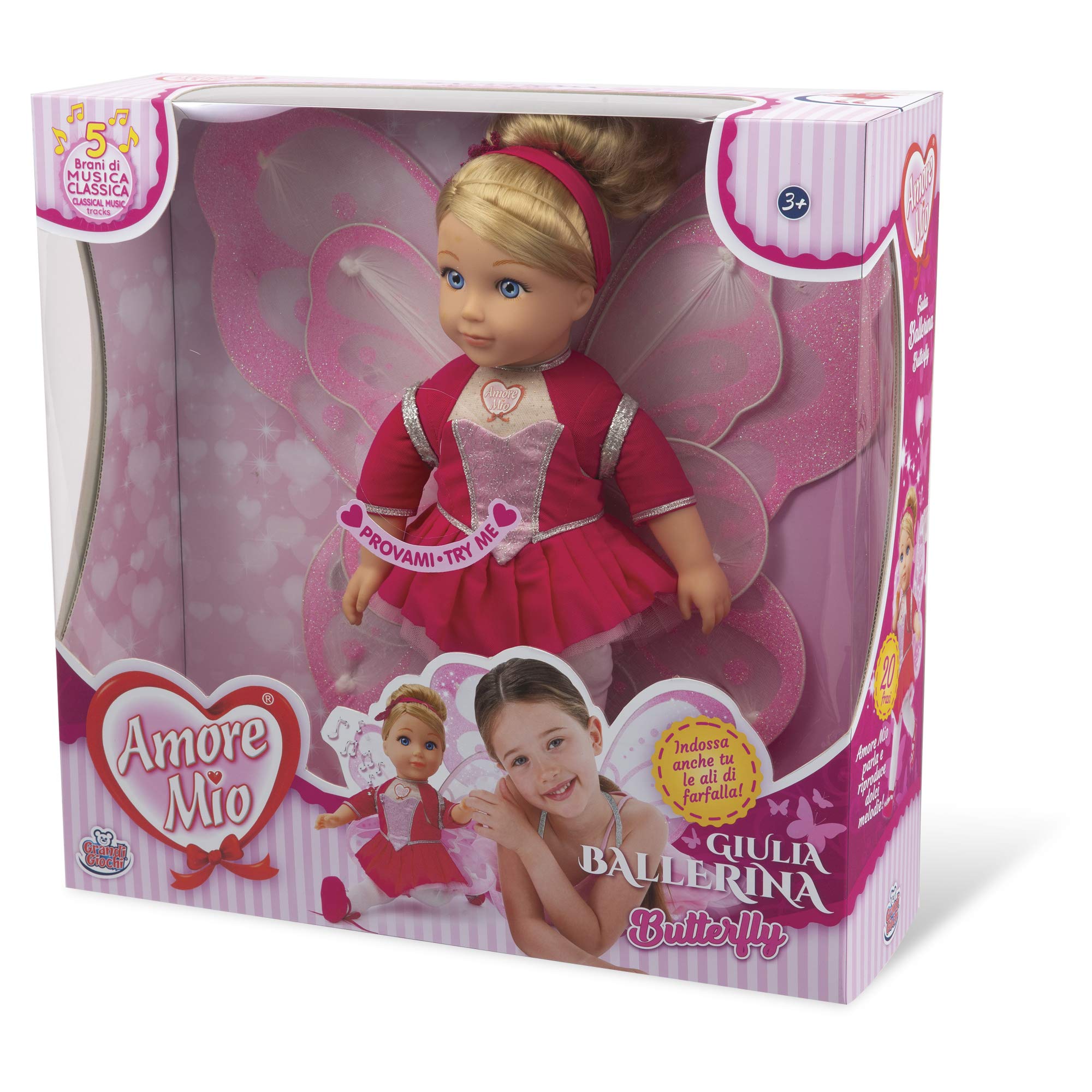 Big Games - Love My Ballerina Butterfly Doll, GG71301