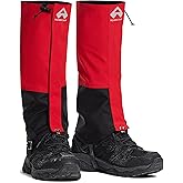 Pioneer Camp Snow Gaiters for Men Women Cordura Leg Gators for Hiking Boots Shoes Durable Waterproof Hunting Climbing Skiing