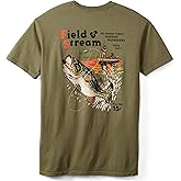 Field & Stream Mens Midweight Short Sleeve Graphic Tee Shirt