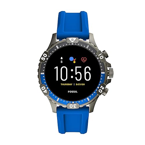 Fossil Unisex 46MM Gen Garrett HR Heart Rate Stainless Steel and