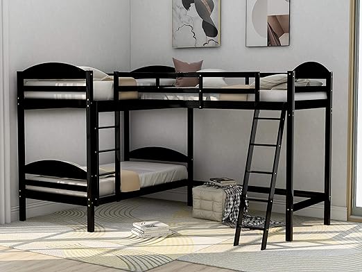 3 person bunk bed