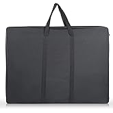 JJRING Art Portfolio Case, Wire Framed Nylon Portfolio Tote, Art Storage Bag in 37 Inches by 28 Inches, Great Carrying Bag for Artworks, Posters, Drawings, Prints(Black)