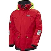 Helly-Hansen Pier 3.0 Coastal Sailing Jacket for Men - Waterproof, Windproof, and Breathable, with Packable Neon Yellow Hood