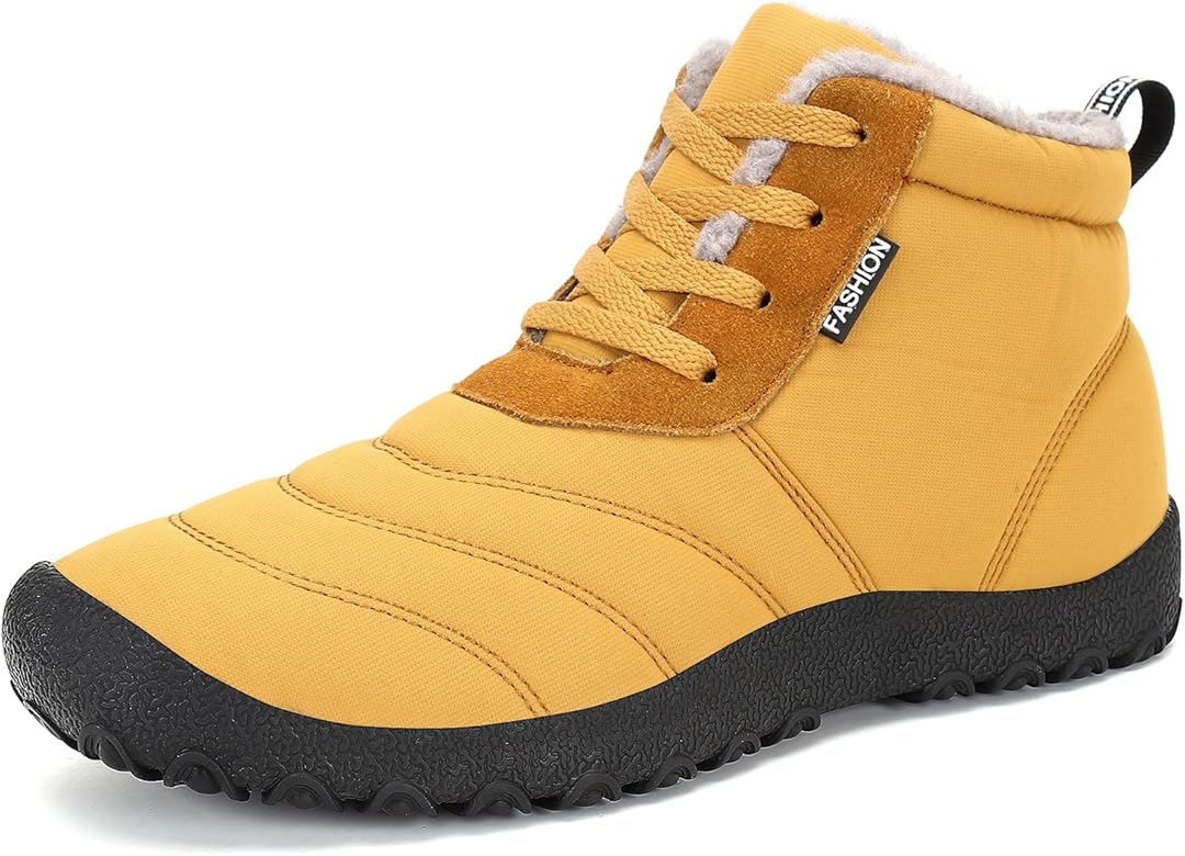 winter boots yellow