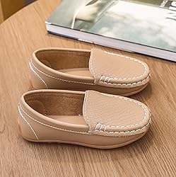 LONSOEN Kids Loafers for Toddler and Little Kids