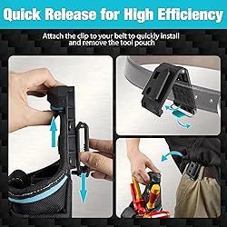 DuraTech Compact Tool Pouch with Belt