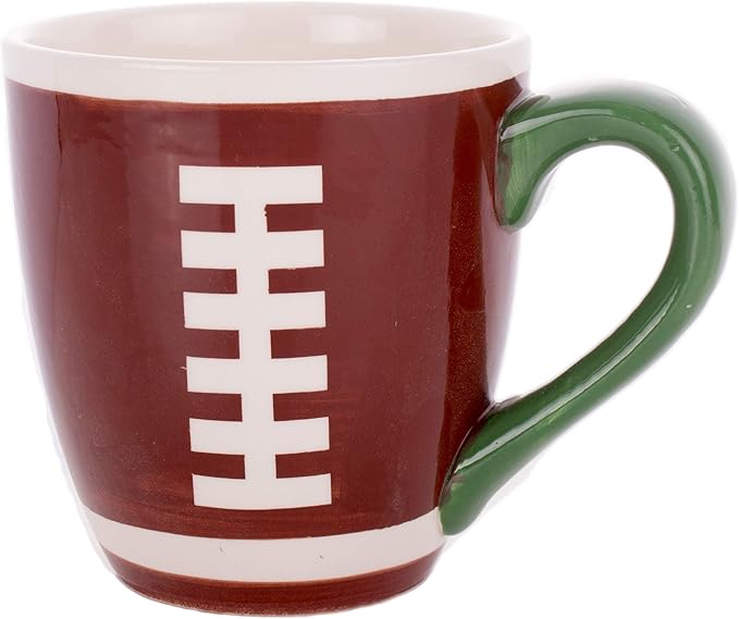 Amazon Com Ceramic Coffee Mug Football 14 Ounces Clothing