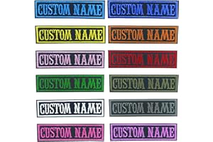 Custom Name Patches, Personalized Military Patches 2 Pcs, Custom Embroidery Name Tag, Tactical Moral Name Patch for Camouflag