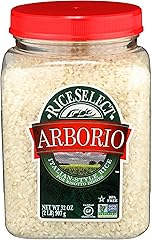 RiceSelect Arborio Rice, Risotto Rice, Gluten-Free, Non-GMO, 32 oz (Pack of 1 jar)