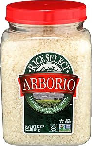RiceSelect Arborio Rice, Risotto Rice, Gluten-Free, Non-GMO, 32 oz (Pack of 1 jar)