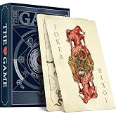 HUNGRY MINDS The Game Playing Cards Themed - Deck of 54 Poker Cards | Collectible Standard Deck of Playing Cards &ndash; Vintage Style for Bridge, Solitaire &amp; Rummy Card Games