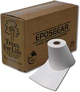 EPOSGEAR 57 x 40 mm Thermal Credit Card Till Roll Pack of 20 White view 1